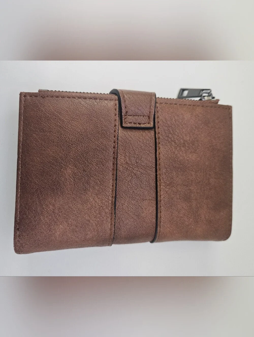 Woman's Brown Leather Travel Organizer Wallet